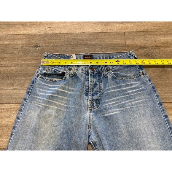 Von Dutch Jeans Mens 34 x 32 Blue Straight Leg Vintage USA Made Denim Flying Eye - Picture 6 of 13